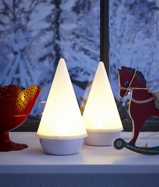 árboles de navidad Ikea luminosos