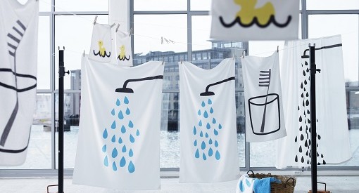 Textiles baño Ikea 2013