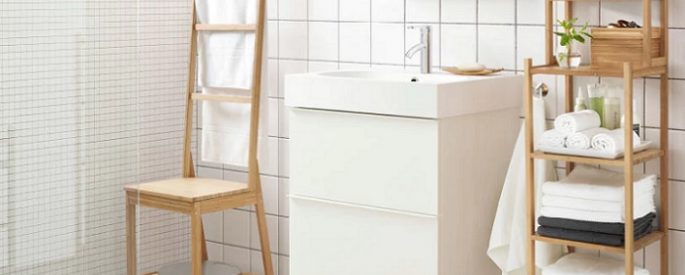 armarios y estanterias para el baño ikea