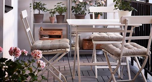 Las mejores sillas y mesas de jardín Ikea para tu terraza