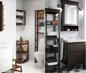 Estanterías baño Ikea para almacenaje y orden - mueblesueco