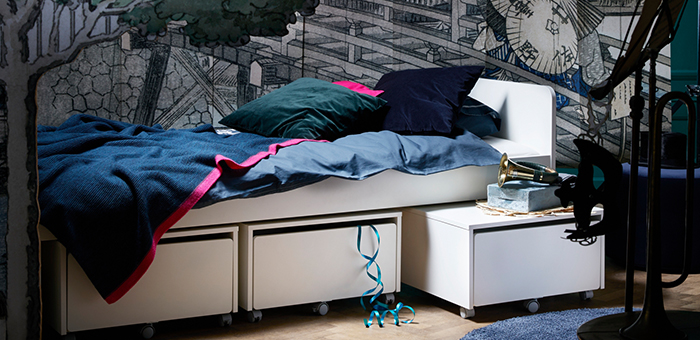 La nueva cama nido SLÄKT de Ikea del catálogo 2018
