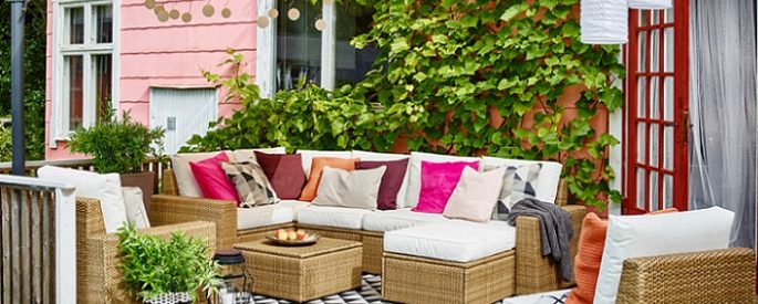 decorar tu terraza o balcón con Ikea