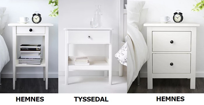 Vástago métrico Bueno Lo mejor en mesitas de noche Ikea para tu dormitorio: Baratas y bonitas